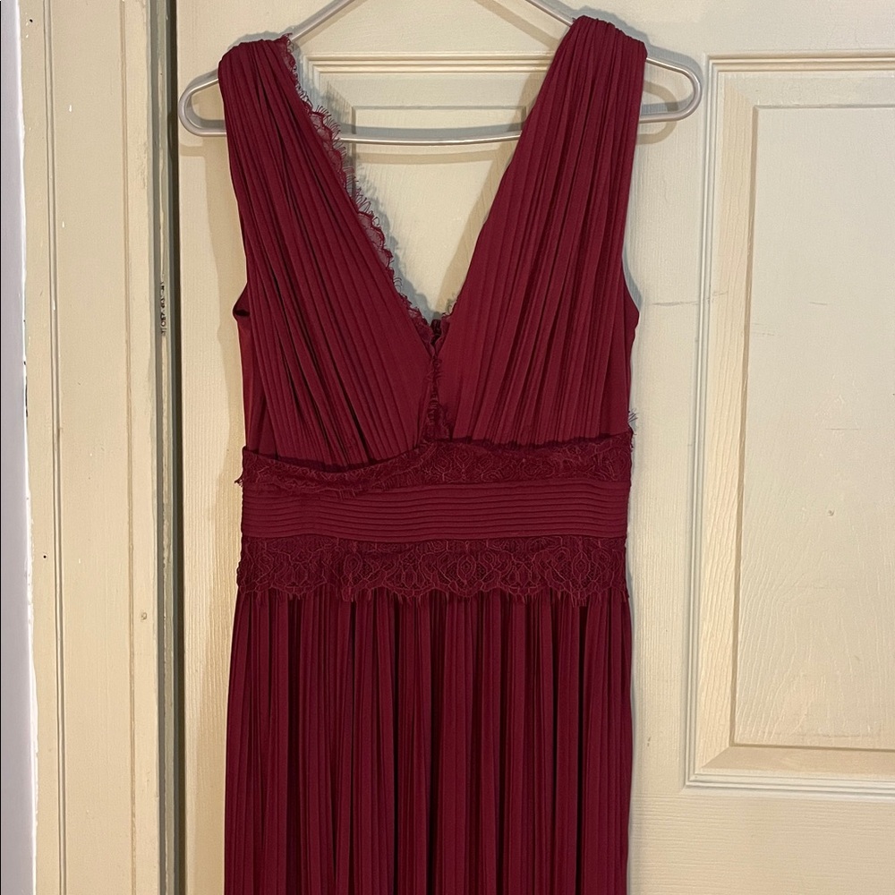 ASOS Deep Red Sleeveless Dress
